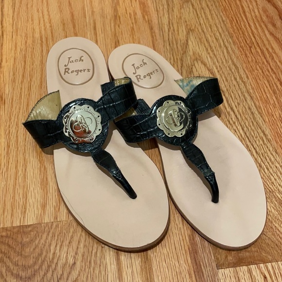 Jack Rogers Shoes - Black jack rogers sandals
